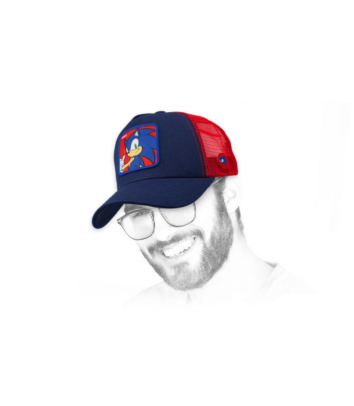 trucker Sonic blau rot Trucker Sonic trucker Sonic blau rot Trucker Sonic